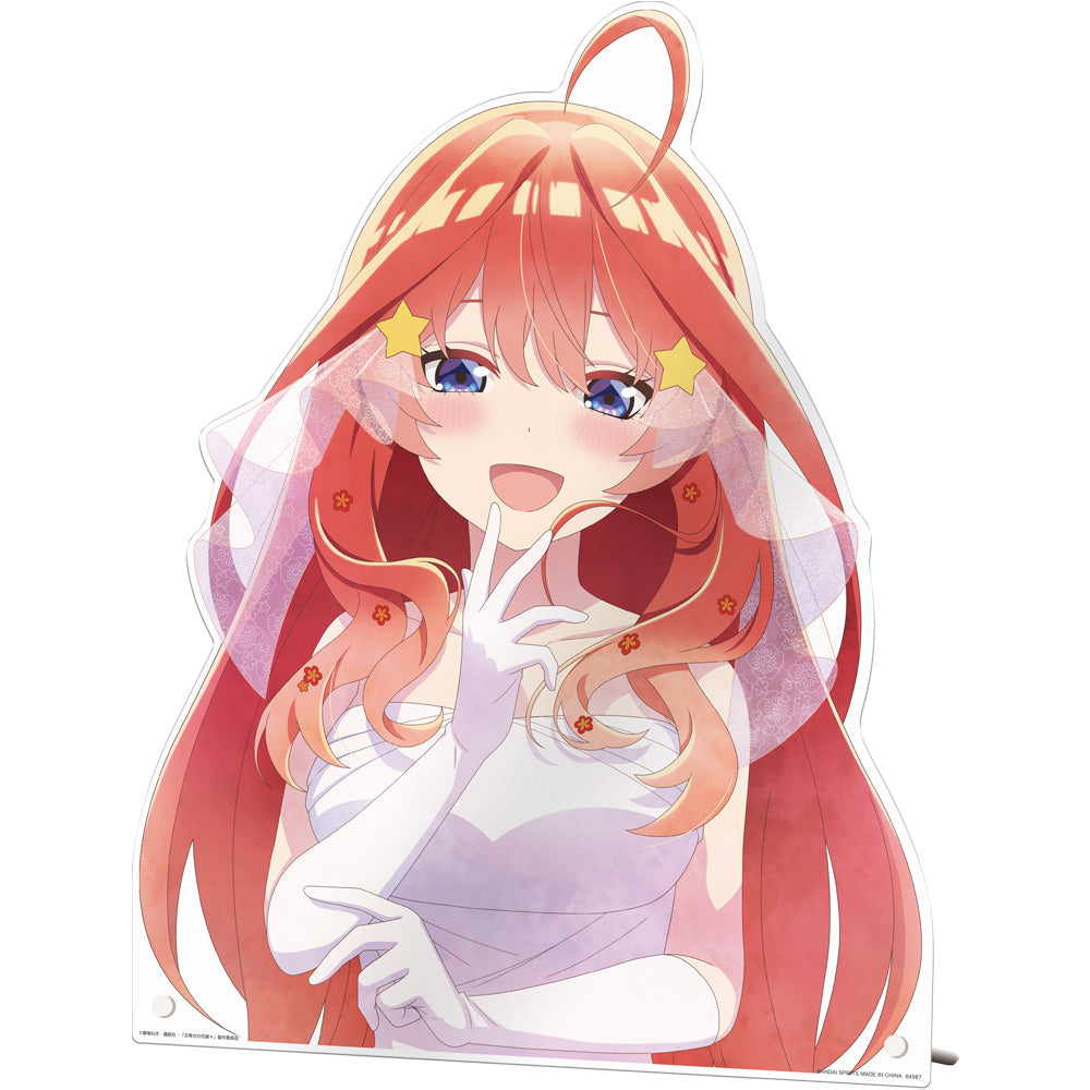 The Quintessential Quintuplets＊ - Memorial Collections - Bust-Up Acrylic Board (Itsuki Nakano Wedding) [Ichiban-Kuji Prize F]