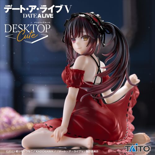Date A Live Ⅴ Desktop Cute Figure Kurumi Tokisaki - Nightwear Ver. Renewal