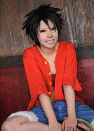 ”ONE PIECE” Monkey D Luffy style cosplay wig