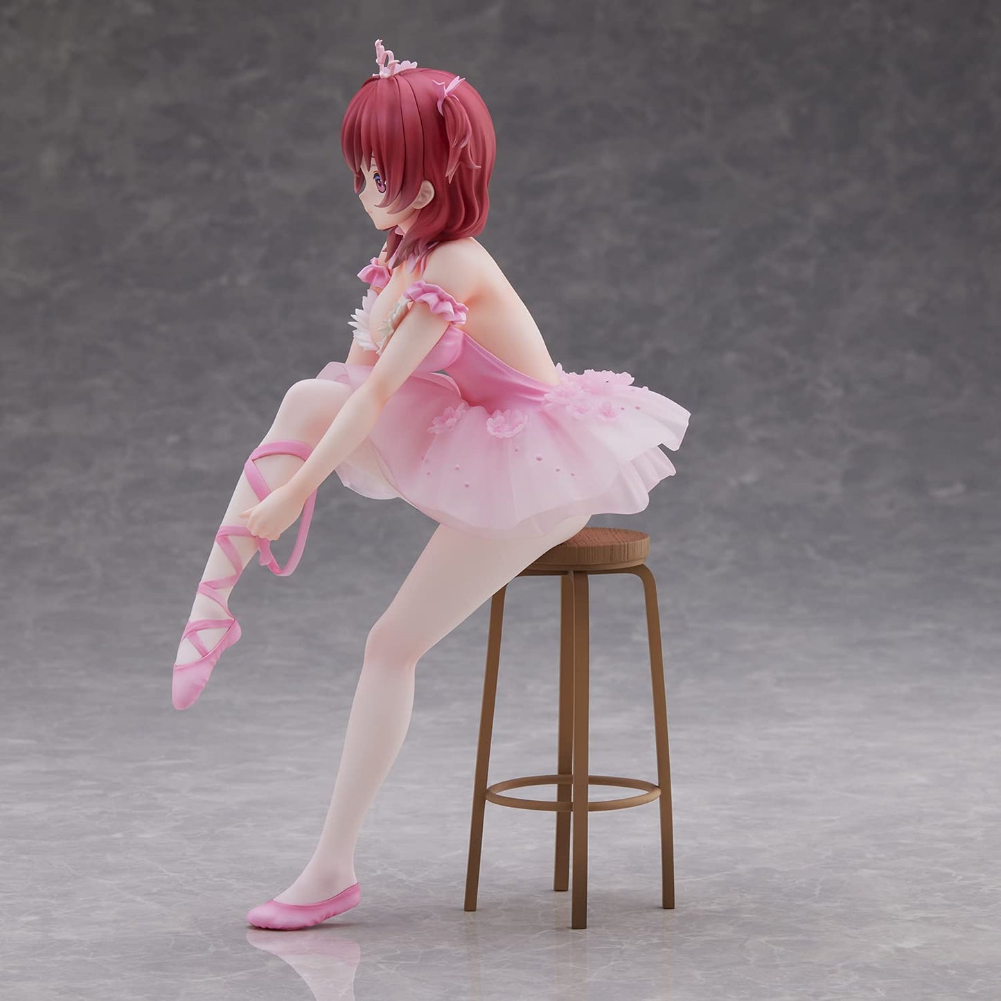 Anmi Illustration "Flamingo Ballet Group" Red Hair Girl Complete Figure | animota