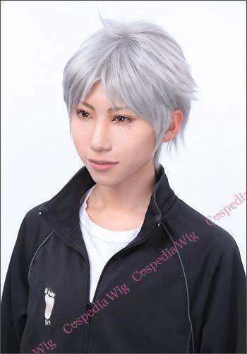 ”Haikyu!!” Koshi Sugawara style cosplay wig | animota