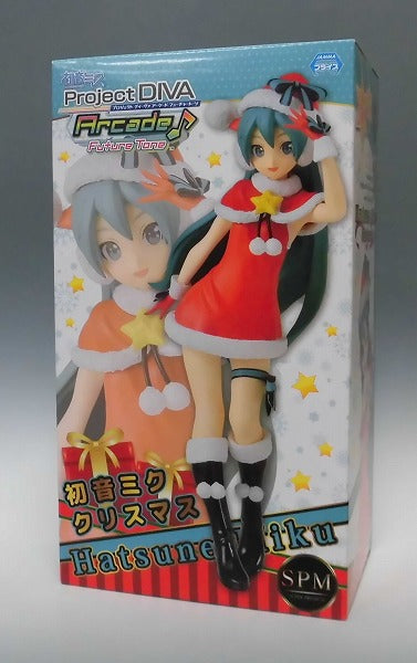 SEGA Hatsune Miku Project DIVA Arcade Future Tone Super Premium Figure - Miku Christmas, Action & Toy Figures, animota