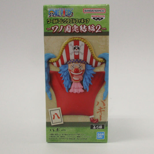 ONE PIECE World Collectible Figure-Wano Country complete2- Buggy, animota