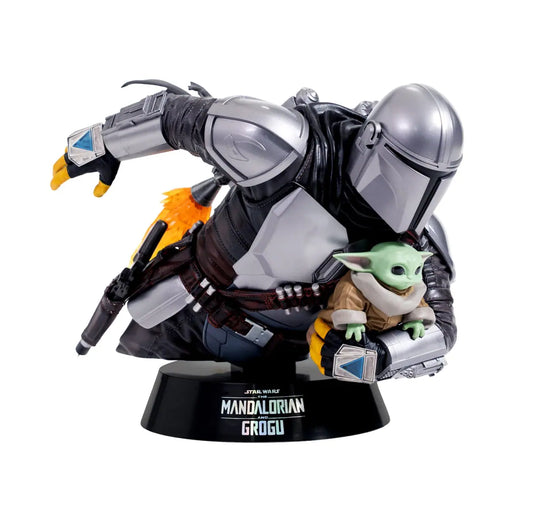 STAR WARS™ The Mandalorian & Grogu - Mandalorian & Grogu Statue Figure [Happy-Kuji Prize A]