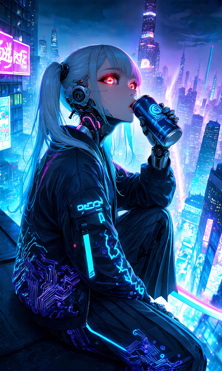 Anime Girl Free [A Cyberpunk Girl].(Free)
