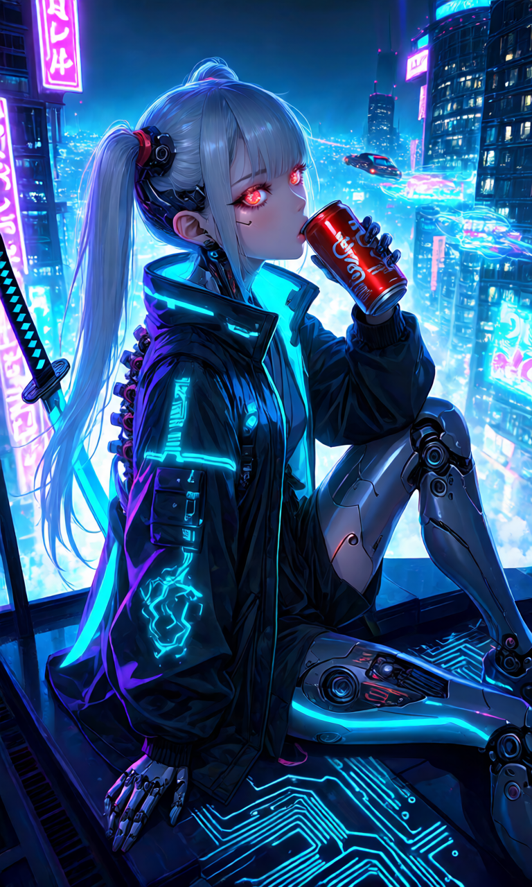 Anime Girl Free [A Cyberpunk Girl].(Free)