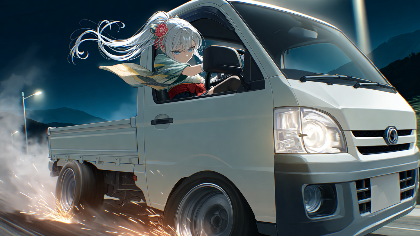 Anime Girl Free [A light truck, you say!? Don't mess with me!].(Free)