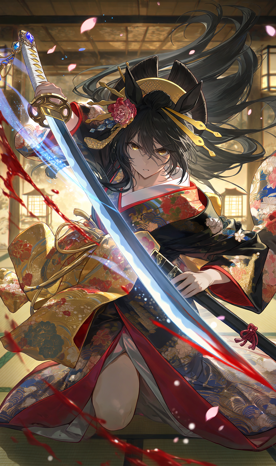 Anime Girl Free [A samurai with an icy demeanor and a noble bearing].(Free)