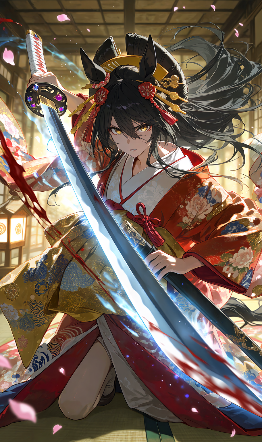 Anime Girl Free [A samurai with an icy demeanor and a noble bearing].(Free)