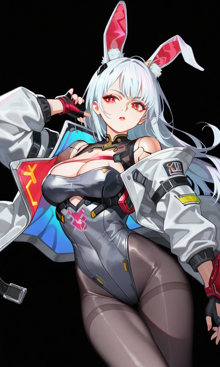 Anime Girl Free [Cyberpunk Rabbit-Eared Girl].(Free), Digital Artwork, animota