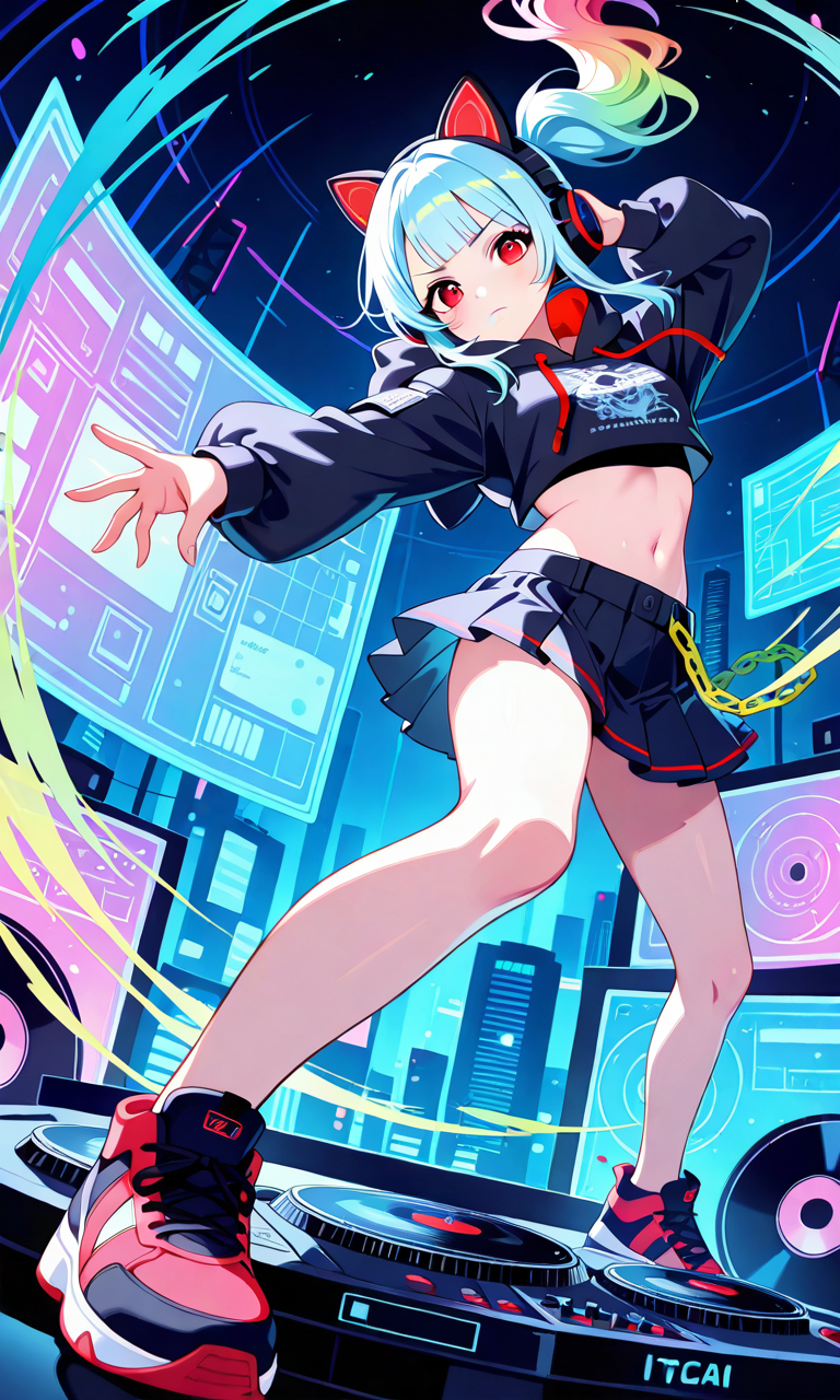 Anime Girl Free [DJ Cat Girl].(Free), Digital Artwork, animota