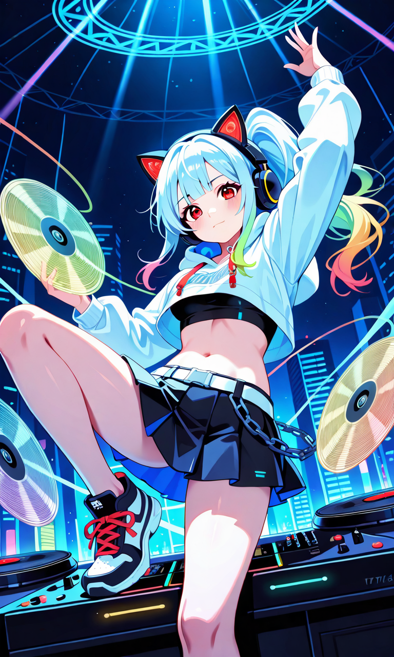 Anime Girl Free [DJ Cat Girl].(Free), Digital Artwork, animota