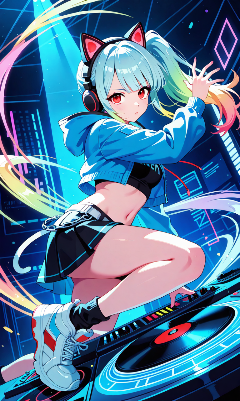 Anime Girl Free [DJ Cat Girl].(Free), Digital Artwork, animota