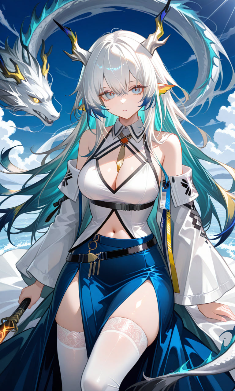 Anime Girl Free [Daughter of the Dragon God].(Free), Digital Artwork, animota