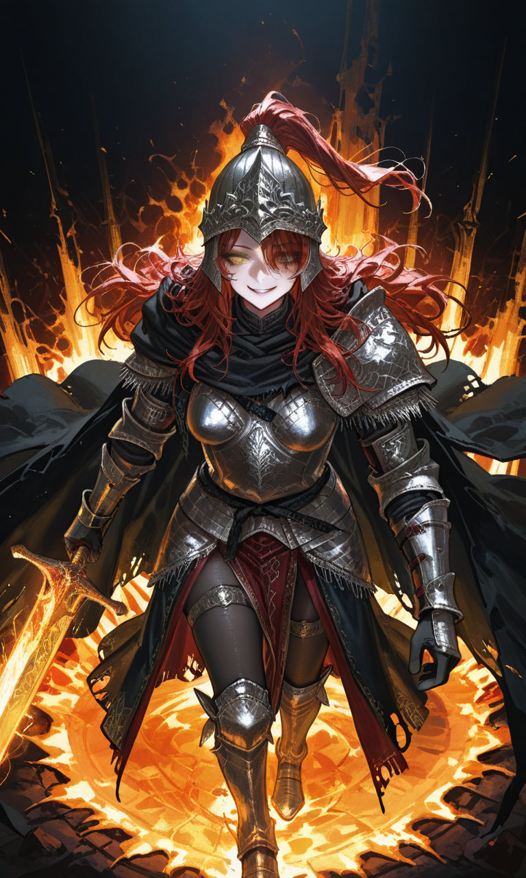 Anime Girl Free [Fallen female knight].(Free), Digital Artwork, animota