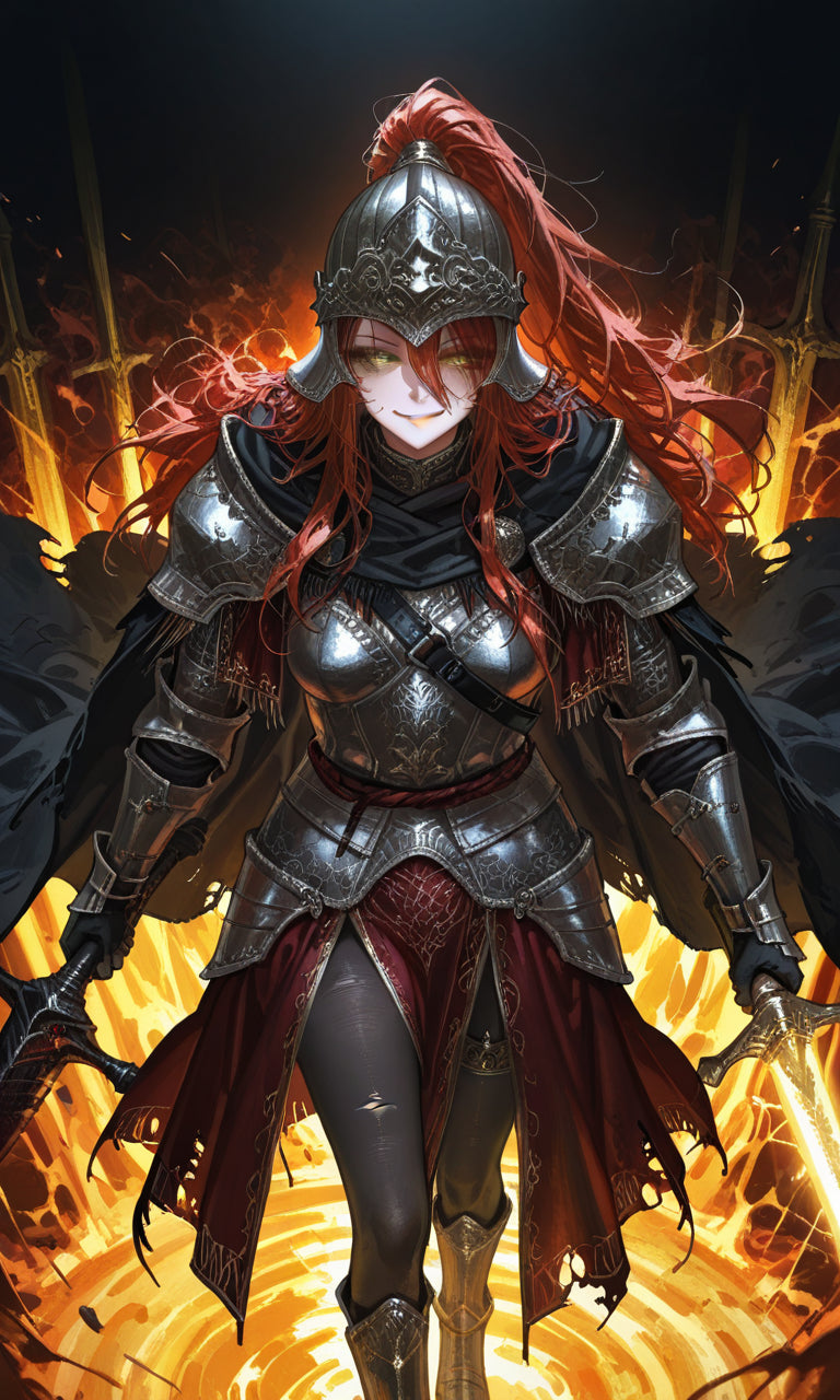 Anime Girl Free [Fallen female knight].(Free), Digital Artwork, animota