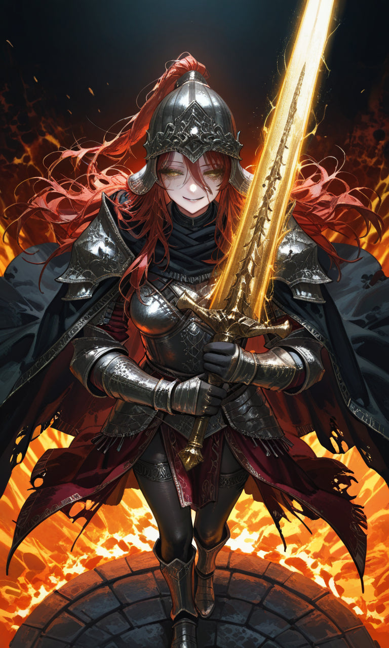 Anime Girl Free [Fallen female knight].(Free), Digital Artwork, animota