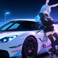 Anime Girl Free [Koenigsegg Jesko,&Anime girl].(Free)