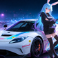 Anime Girl Free [Koenigsegg Jesko,&Anime girl].(Free)