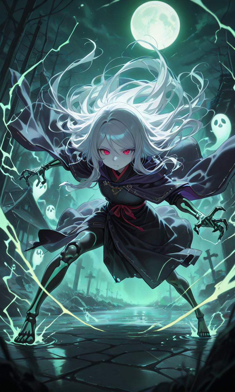 Anime Girl Free [Necromancer Girl](Free), Digital Artwork, animota