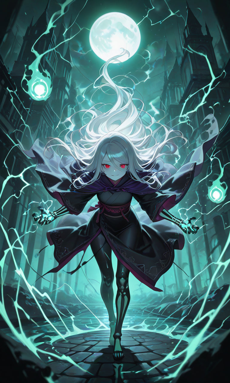 Anime Girl Free [Necromancer Girl](Free), Digital Artwork, animota
