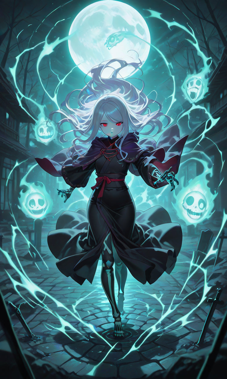 Anime Girl Free [Necromancer Girl](Free), Digital Artwork, animota