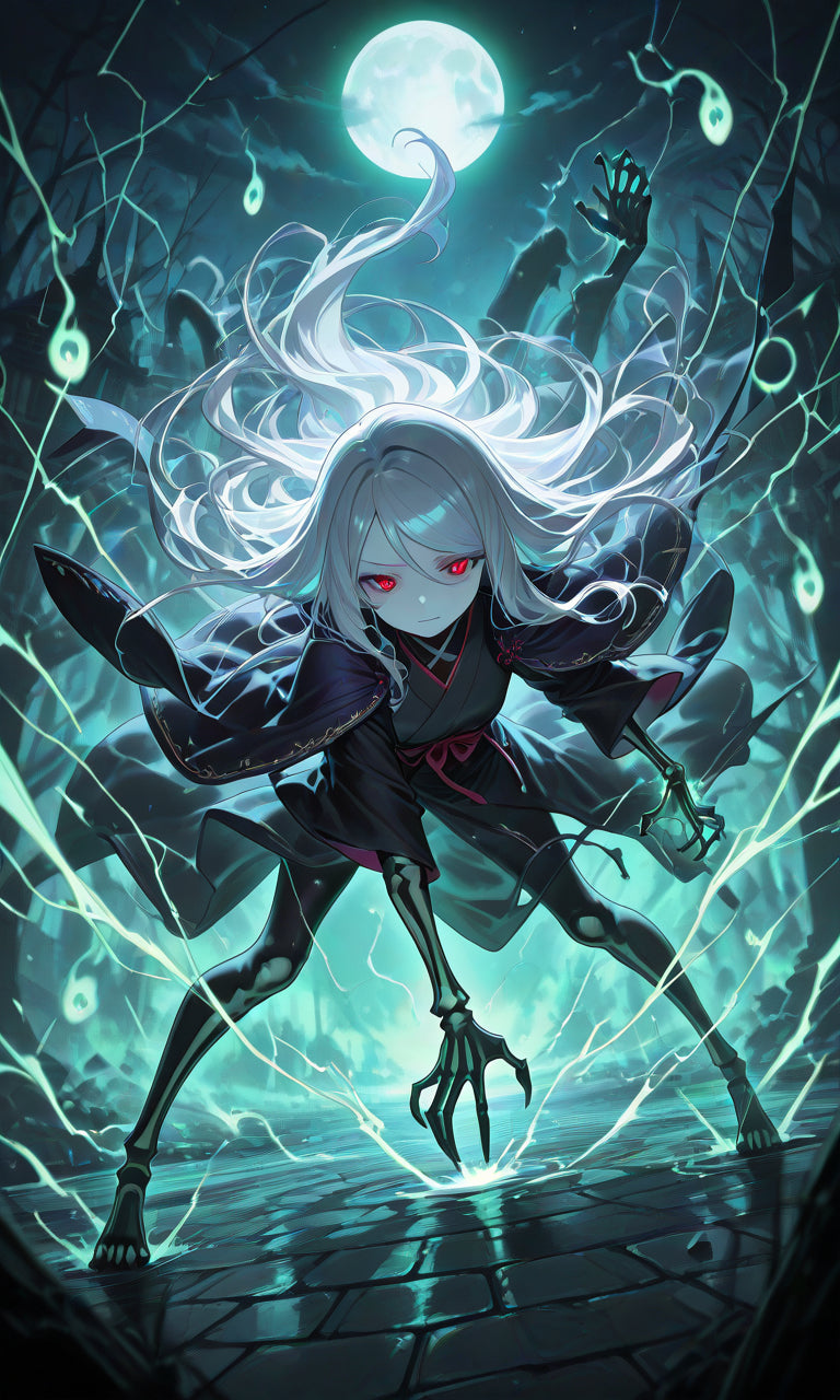 Anime Girl Free [Necromancer Girl](Free), Digital Artwork, animota