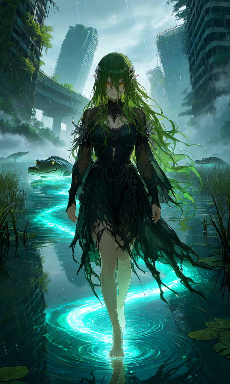 Anime Girl Free [NUMA MUSUME Series][The God of the Everglades].(Free)