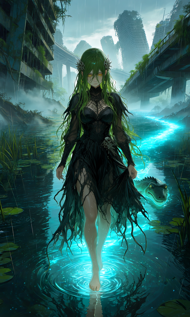 Anime Girl Free [NUMA MUSUME Series][The God of the Everglades].(Free)