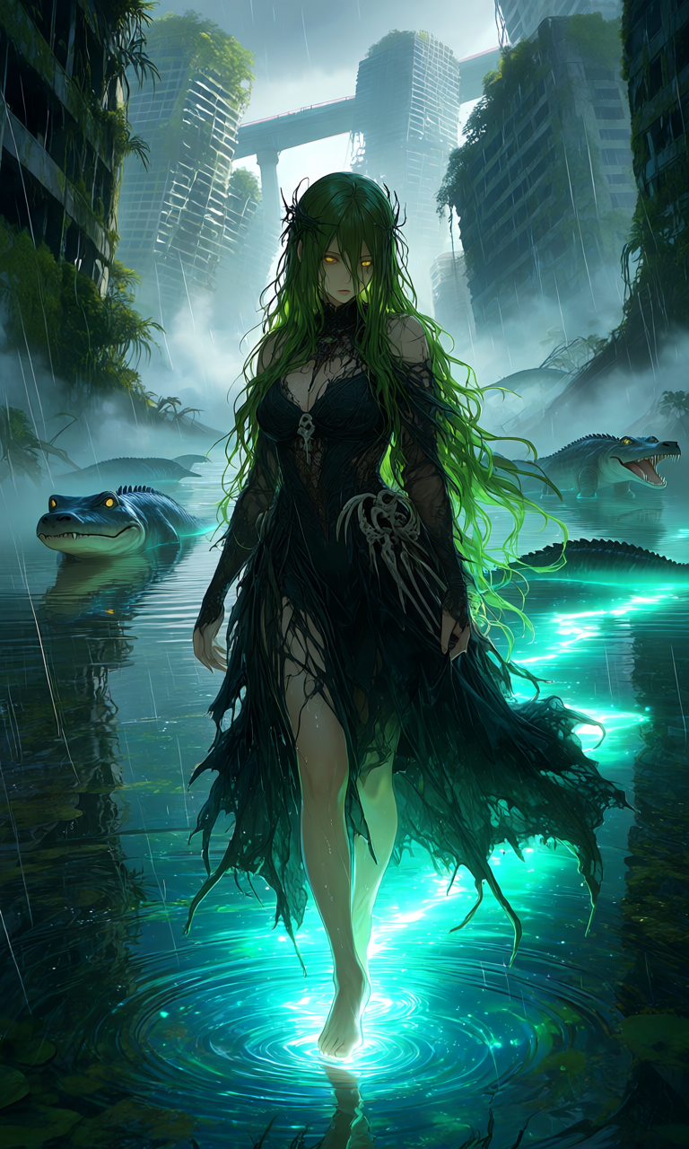 Anime Girl Free [NUMA MUSUME Series][The God of the Everglades].(Free)
