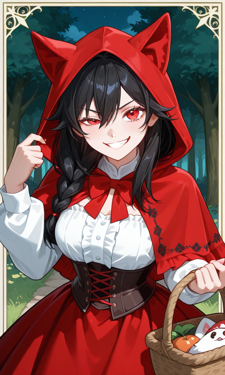Anime Girl Free [Villainous Little Red Riding Hood].(Free), Digital Artwork, animota