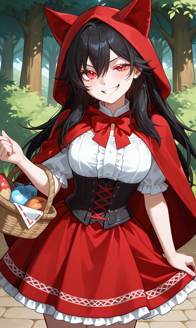 Anime Girl Free [Villainous Little Red Riding Hood].(Free), Digital Artwork, animota