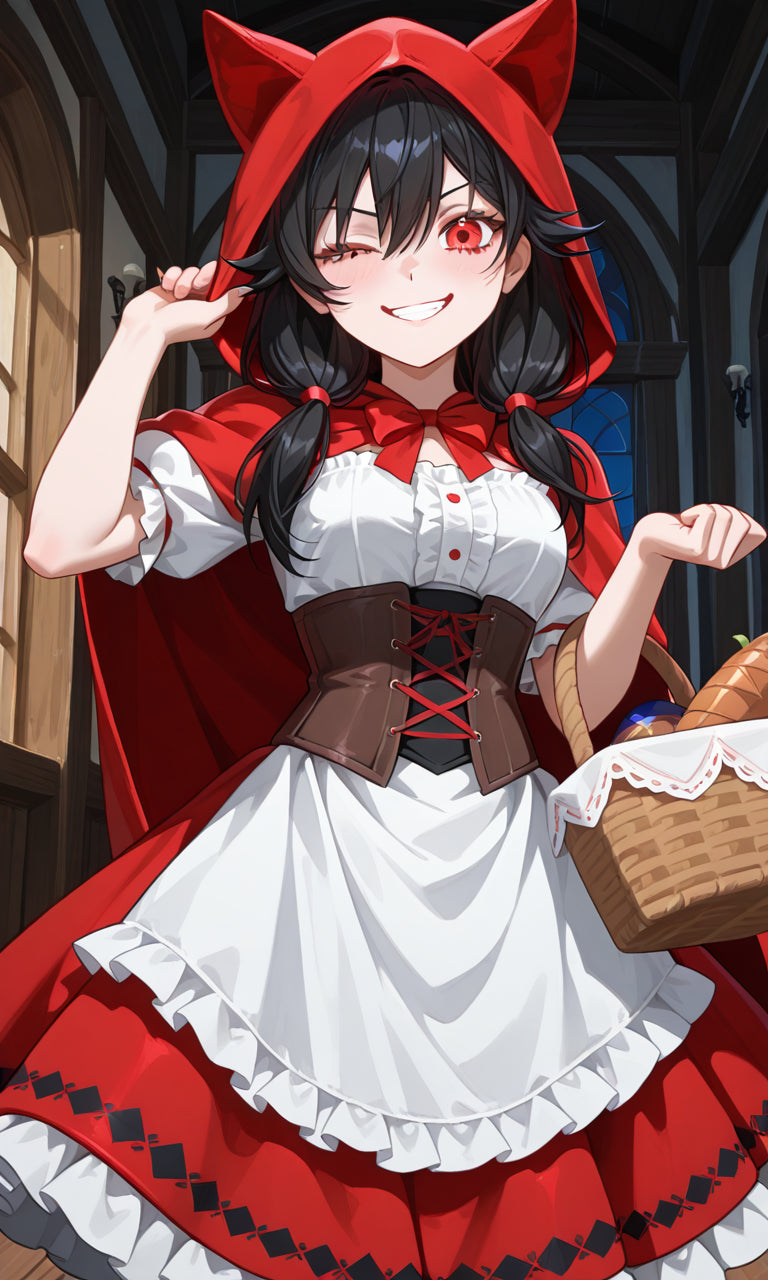 Anime Girl Free [Villainous Little Red Riding Hood].(Free), Digital Artwork, animota