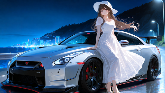 Anime Girl Free [Nissan GT-R NISMO R35&Anime girl].(Free)