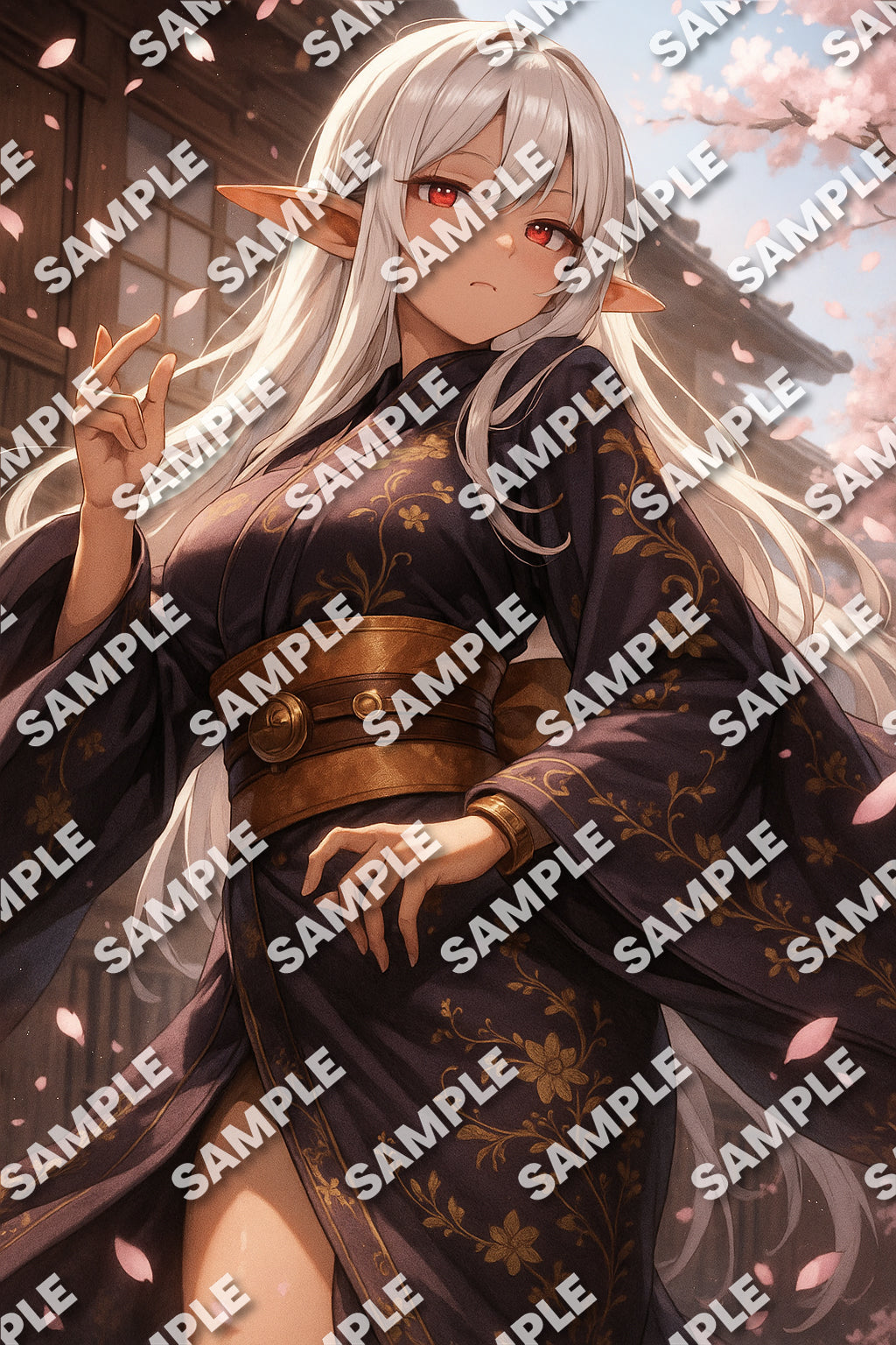 Anime Girl Image [Elf Girl].(50-image pack), Digital Artwork, animota