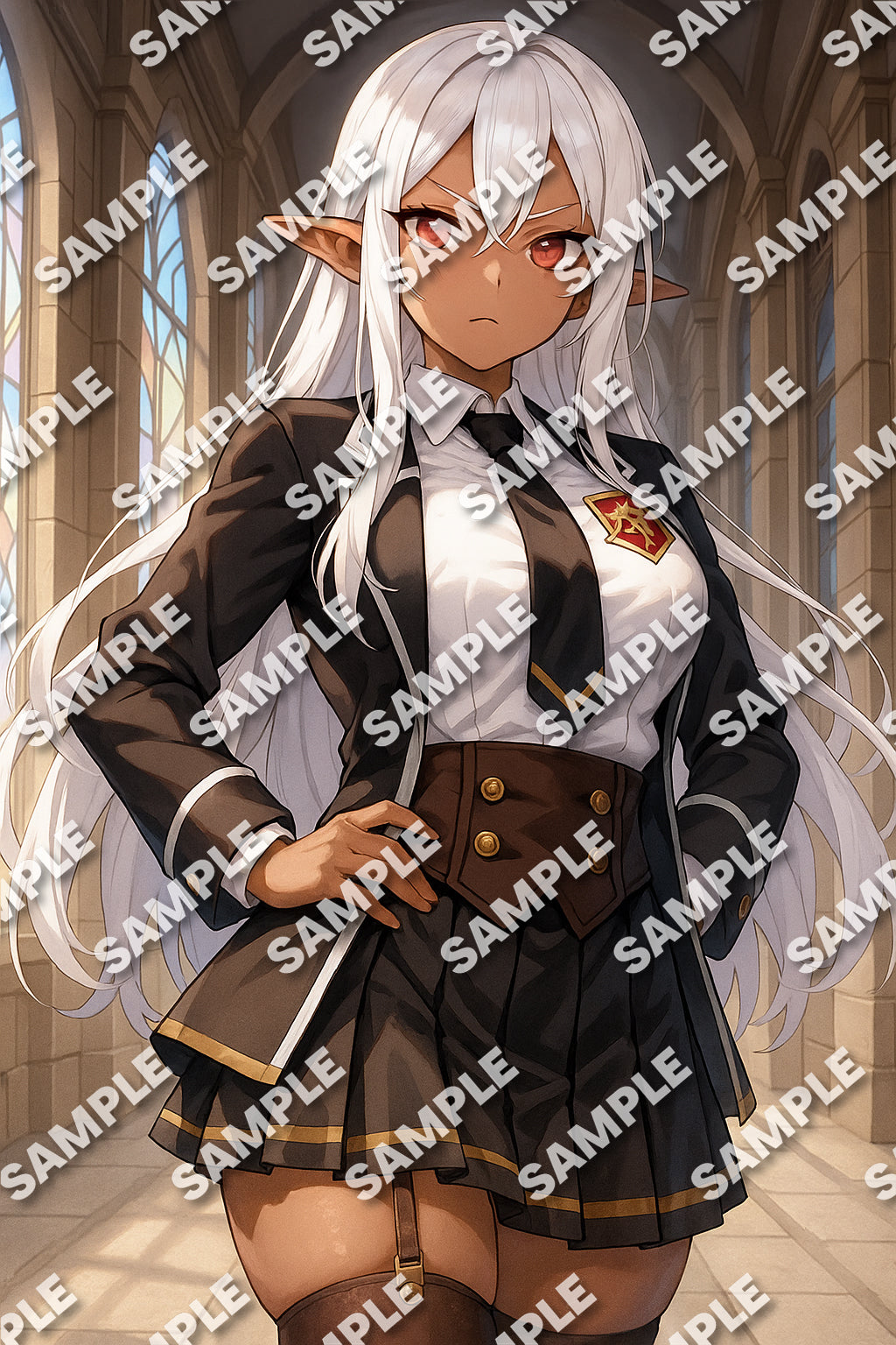 Anime Girl Image [Elf Girl].(50-image pack), Digital Artwork, animota