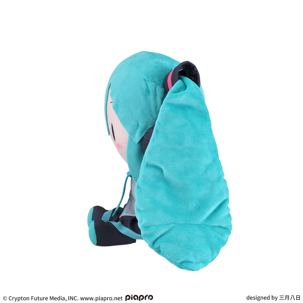 Hatsune Miku Fuwapuchi L Plush Toy (SEGA UFO Catcher Online Exclusive)