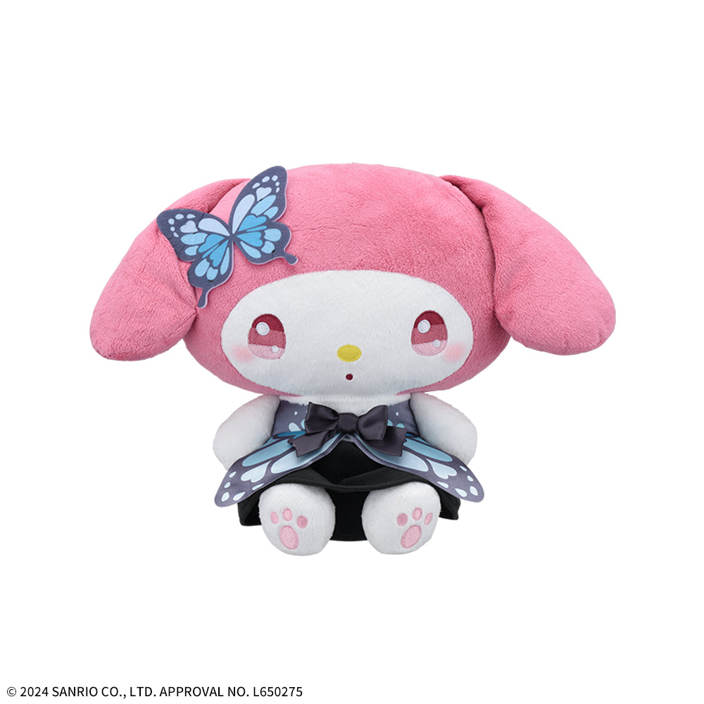 Yurukawa Sanrio Characters LPlush Toy My Melody RomanticButterflies