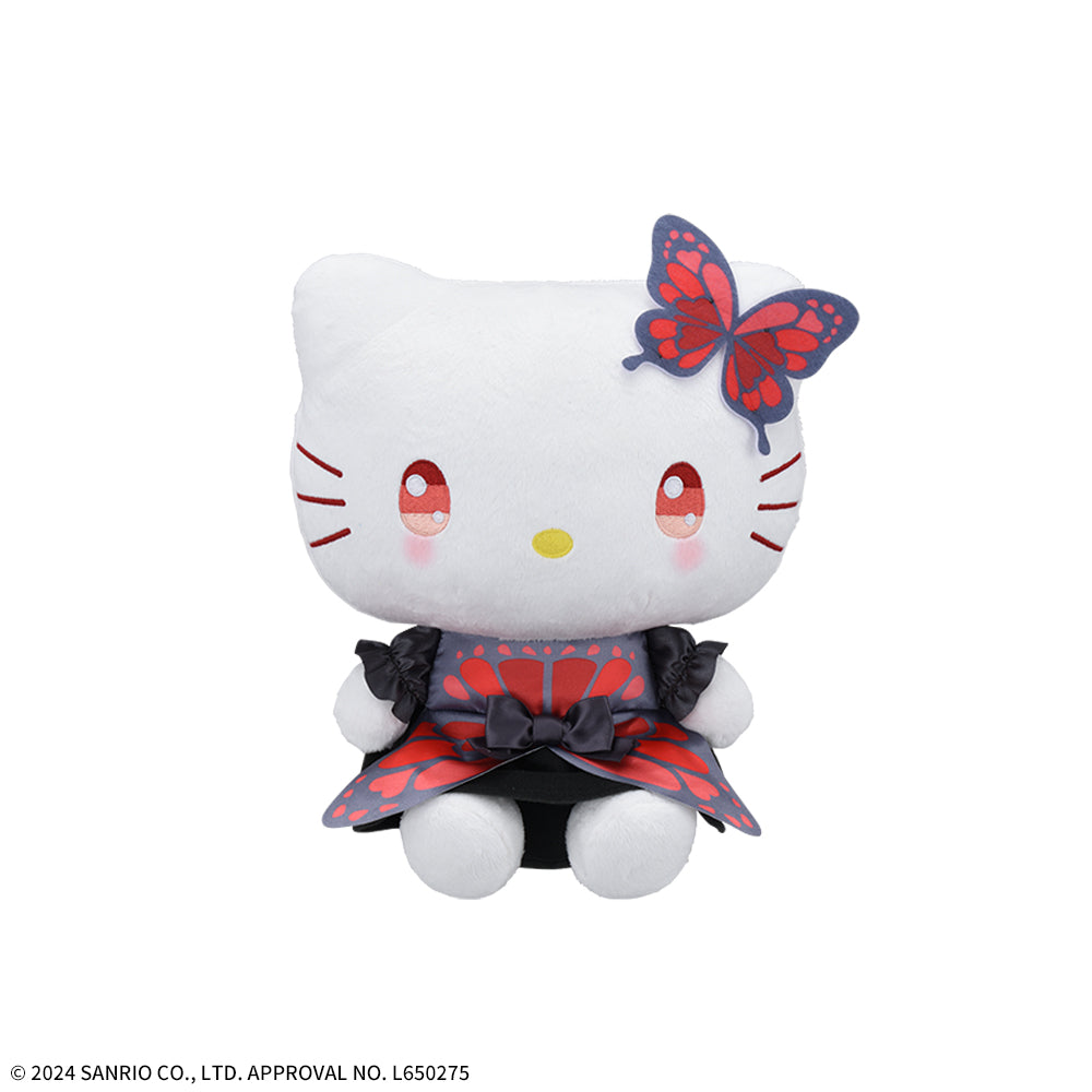 Peluche de Hello Kitty con mariposas románticas