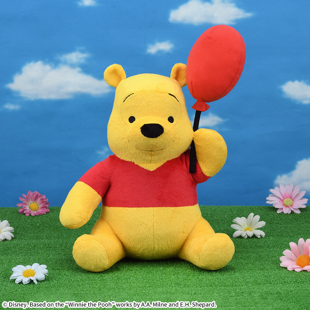 Winnie the Pooh L Plush Toy Hanging Balloon Pose