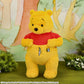 Winnie-the-Pooh L Plush Toy Mi barriga está deshilachada en las costuras Ver.