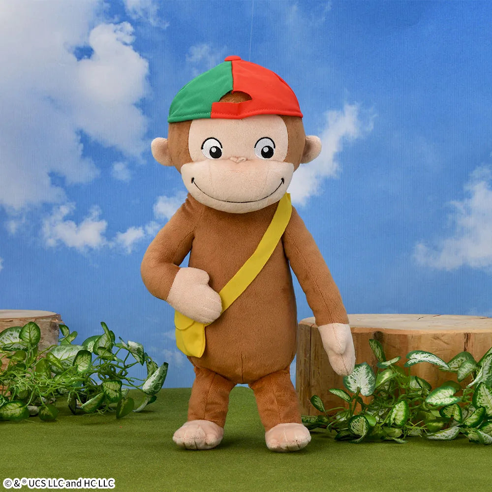 Curious George L Plush Toy Spring Outing, Stuffed Animals, animota