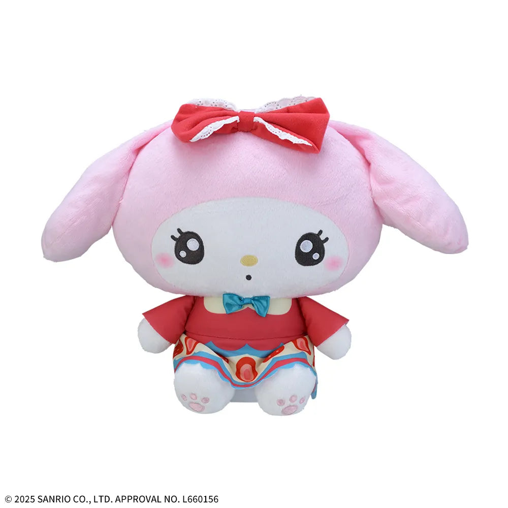 Yurukawa Sanrio Characters L Plush Toy My Melody ANNIVERSARYPARTY