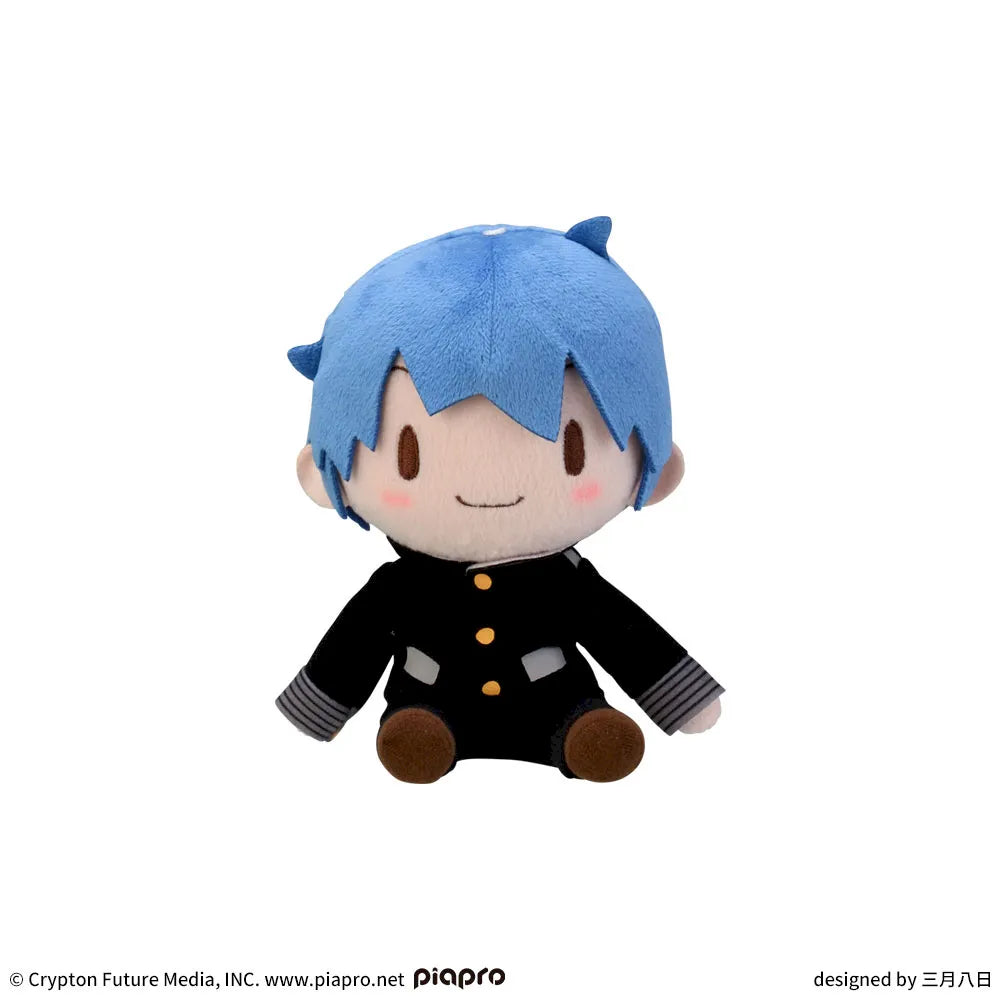 Hatsune Miku Series Fuwapuchi Mini Plush Toy KAITO School Uniform Ver., Stuffed Animals, animota
