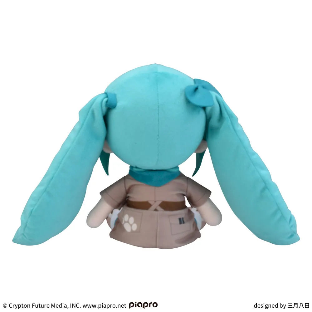 Hatsune Miku Series Fuwapuchi M Plush Toy Hatsune Miku Outing Series Zoo Ver., Stuffed Animals, animota