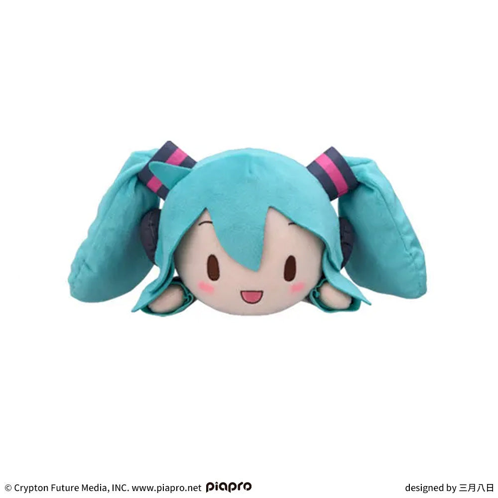 Hatsune Miku Series Fuwapuchi Lying Down Ｍ Plush Toy Hatsune Miku B, Stuffed Animals, animota