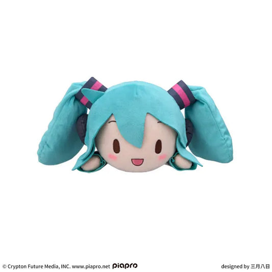 Hatsune Miku Series Fuwapuchi Lying Down Ｍ Plush Toy Hatsune Miku B, Stuffed Animals, animota