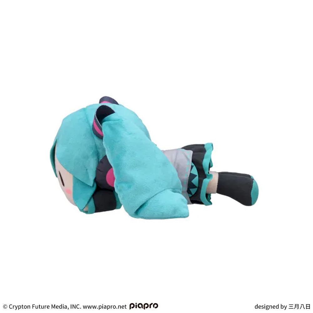 Hatsune Miku Series Fuwapuchi Lying Down Ｍ Plush Toy Hatsune Miku A, Stuffed Animals, animota