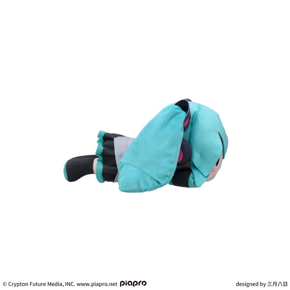 Hatsune Miku Series Fuwapuchi Lying Down Ｍ Plush Toy Hatsune Miku A, Stuffed Animals, animota