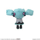 Hatsune Miku Series Fuwapuchi Lying Down Ｍ Plush Toy Hatsune Miku B, Stuffed Animals, animota
